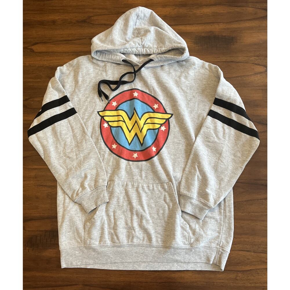 Wonder Woman Hooded Sweatshirt Juniors Size XL, DC Comics Kidcore Funcore